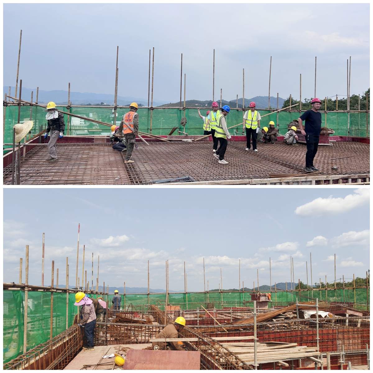 一體化設(shè)備間屋面梁板鋼筋綁扎圖-拼圖